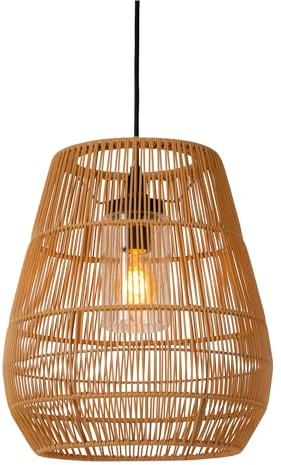 LUCIDE NERIDA - Pendelleuchten Außen - Ø 35 cm - 1xE27 - IP44 - Natürlich