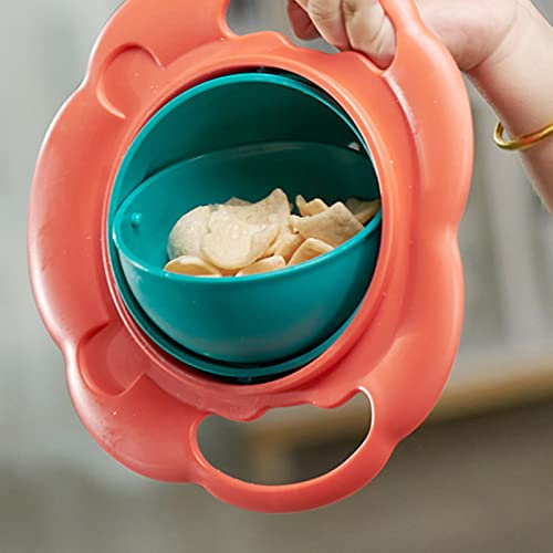 Bol Anti Renversement Bebe, Bol Bebe, Bol Magique Bol Gyroscopique avec Rotation à 360 Degrés Bol pour bébé Bol d'alimentation Assiette Bebe Bol Enfant Bol anti-fuite déversement