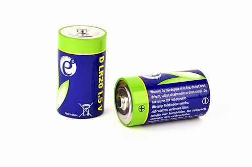 ENERGENIE D-Cell LR20 Alkaline-Batterie, 1,5 V, 2er-Pack