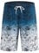 APTRO Maillot Short de Bain Homme Piscine Séchage Rapide Surf l'été Hawaïen Short de Plage Imprimé Bleu Graduel MK307 S