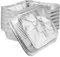 YUENPUN 50 vassoi quadrati in alluminio per friggitrice ad aria, 21 cm, contenitori per cottura, arrosti, cottura