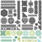 craspire 2 Stücke Keltischer Knoten Klare Gummistempel Wiederverwendbarer Trinity Knot Rahmen Transparente Silikonstempelsiegel Vintage Für St. Patrick Ostern Weihnachten Journaling Basteln Karte