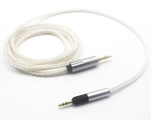 Youkamoo 3.5mm 8 Core Silver Plated Braided Replacement Upgrade Cable Compatible for Sennheiser HD598 HD558 HD518 HD598cs HD599 HD569 HD579 Headphones 2m
