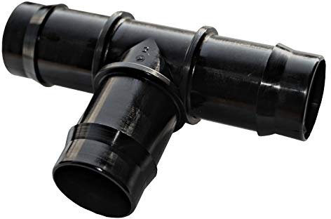 TS-TRADES T-Stück Ø 32mm Schlauchverbinder Schlauchtülle für Schlauch Ø 32mm - geeignet für Pool, Teich, Haus, Garten, Schwimmbad etc.