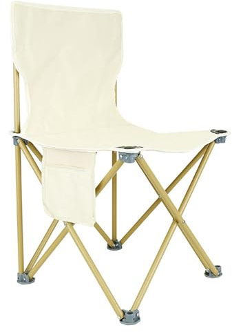 Faltbarer Rucksack Strandstuhl mit Seitentasche Aufbewahrungstasche Tragbarer Campingstuhl für Outdoor-Aktivitäten