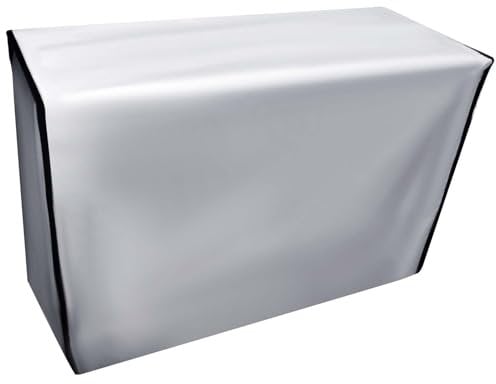 Housse de climatisation pour extérieur, tissu Oxford argenté, couvercle du climatiseur, anti-poussière imperméable, protection solaire pour climatisation pour la maison 86 x 35 x 60 cm