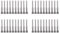 PAGJHRFJG 40 Pc Stainless Steel 1/4 Inch (6mm) Pen Wire Brush 532 with 1/8 Inch (3mm) Shank for and Compatible Rotary Tool