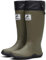 Lvptsh Stivali da Pioggia Donna Uomo Pieghevoli Stivali Gomma Impermeabile Stivali da Giardino Scarpe Pioggia Antiscivolo,Green,Taglia 38-39