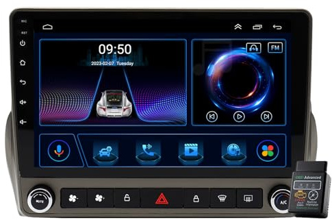 9 Android 13 Android Auto Car Radio Für Chevrolet Camaro 2008-2015 Autoradio USB Bluetooth 8 Core Autoradio CarPlay Android Auto Navi Bluetooth DAB+Radio WiFi FM (4GB RAM+64GB ROM)