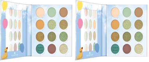 Essence Cosmetics Disney Pixar Up Palette di Ombretti, Pigmentato, Lucida, Brillante, Colore Intenso, 8.2 g (Confezione da 2)