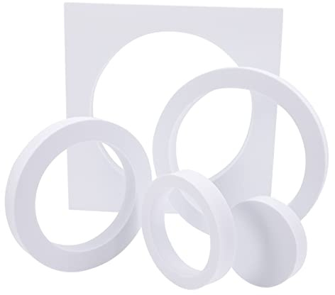 Tofficu Photography Background Prop White Eva Foam Geometric Cube Water Resistant and Strong Load-bearing Features for Product and Still Life Photography