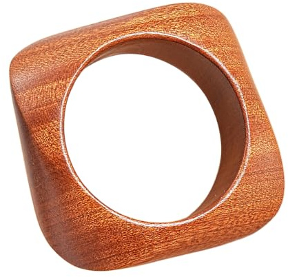 Hrtyvhin Holz Armreif, Schmuck, glattes Design, geometrische Form, bequem, lässiger oder formeller Anlass, Geschenk, Statement Armreif