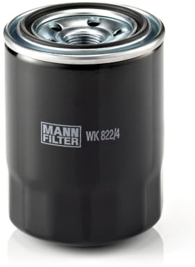 MANN-FILTER WK 822/4 Fuel Filter - for Cars + Transporters | For Passenger Cars, Fuel System Protection, Injector Protection, Clean Fuel Supply, True OE Engineering