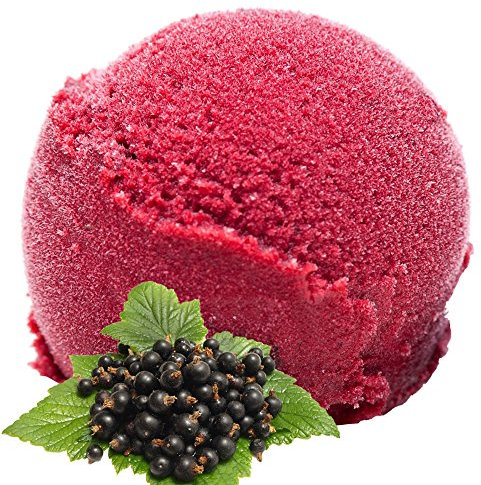 Sabor de grosella negra 1 Kg de helado en polvo Gino Gelati para helado suave en polvo de hielo Polvo de hielo