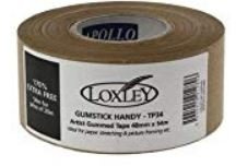 Loxley Artist Gummed Tape - Gum Tape 36mm x 54m