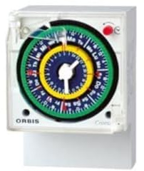 Orbis Crono D OB050523 - Temporizador analógico, 230 Vac, 50-60 Hz