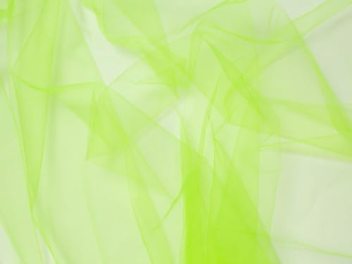 Weichem Tüll Net Stoff fluoreszierend grün – Meterware