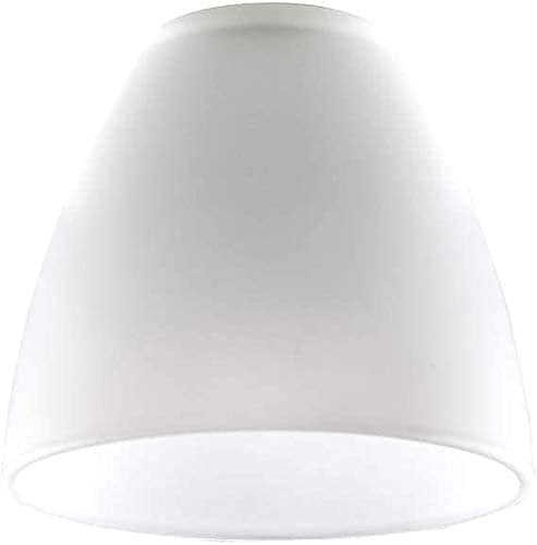 MiniSun | White Frosted Glass Bowl Shaped Replacement Shades | Lamp Shades, Home Décor & Improvement Essential | Pack of 3 | 135cm Shade Width