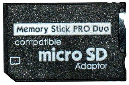 subtel® Adaptateur de Carte Pro Duo pour Cartes mémoire microSD