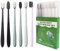 EasyHonor Extra Soft Toothbrush for Sensitive Gums, Micro-Nano Manual Toothbrush with 20000 Soft Floss BristleS 6 Packs(Gray + White bristles)