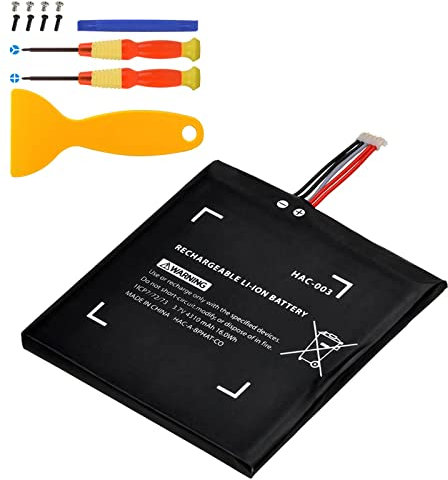 Pickle Power 4310mAh HAC-003 Akku, Ersatzakku für Nintendo Switch Console HAC-001 HAC-A-BPHAT-C0,HAC-S-JP/EU-C0 mit Werkzeugsatz