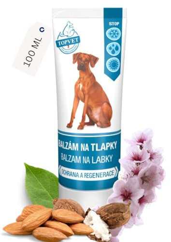 green idea Pfotenbalsam für Hunde - sicherer und natürlicher Schutz bei jedem Wetter - Wintermuß - bildet Schutzschicht, mit Bienenwachs und Sheabutter - 100 ml