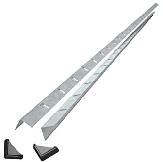 SCHULTE Regalwelt Stecksystem-Winkelprofil, 2 Winkel, 2300x40x40, verzinkt