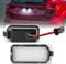 POPMOTORZ LED Kennzeichenbeleuchtung, 2 Stücke Nummernschildbeleuchtung 2835 SMD mit CanBus Fehlerfrei für Ford Fiesta JA8 Focus DA3 5D Focus DYB S-MAX C-MAX Grand C-max Mondeo Kuga Galaxy