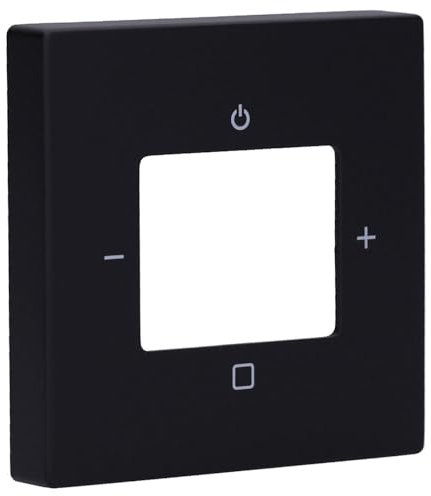 Busch-Jaeger 8252-885-101 Zentralscheibe für Busch-Radio DAB+ 8215 U-101, Btconnect DAB+ 8217 U-101 und iNet 8216 U Schwarz matt future® linear 2CKA008200A0260