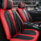 SAINANAR Autositzbezüge Vordersitze für Mazda 3 6 CX-3 CX-5 CX-7 626 CX-30 CX-50 MX-30 Millenia Tribute Hybrid,2 Sitze Allwetter PU-Leder Sitzbezüge,Schwarz und Rot