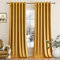 MIULEE Rideaux Velours Jaune Moutarde 200x245 CM Lot de 2, Luxurious Doux Semi-occultant Rideau à Oeillets, Rideau Thermique Isolant Anti Chaleur Velours pour Chambre, Opaque Rideaux Salon Moderne
