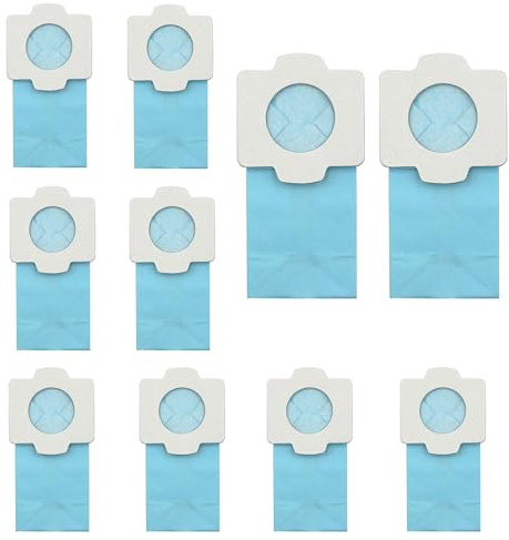10 Stück Staubsaugerbeutel für Makita CL072D, CL102D, CL105D, CL107D, CL121D, CL142FD, CL182FD, CL184D, CL282FD, 4093D, 4073D, 4072D, 4076D Staubsauger Zubehör für Makita