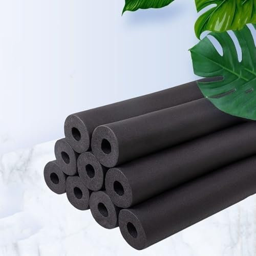 Pipe Insulation Tube Antifreeze Hose Black Foam Tubing ID6mm/16mm/20mm/32mm/43mm Insulation Lagging Pipe Cover for Air Conditioner Outdoor Hot and Cold Water Pipe, Lagging Wrap Industrial Covers(38mm