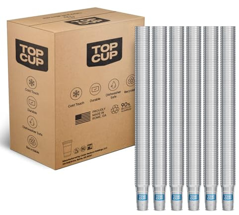 Top Cup by Ball – wiederverwendbare Aluminium-Partybecher, 340 ml, 450 Stück, kalthaltend, recycelbar, hergestellt in den USA