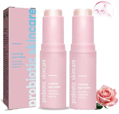 Rosehip Eye Stick, Hydrating Multi Balsam für Dunkle Kreise und Schwellungen, Hydrating Eye Stick, to Dilute Eye Bags To Fine Lines, Anti -Falten -Pflege Deep Faltenfüller (2)