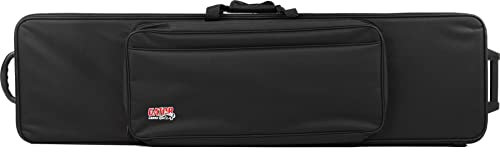Gator Rigid EPS Foam Lightweight Case with Wheels for Slim 76 Note Keyboards