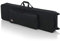 Gator Rigid EPS Foam Lightweight Case with Wheels for Slim 76 Note Keyboards