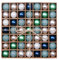 Valery Madelyn 49 Piezas Bolas de Navidad de 3cm, Adornos Navideños para Arbol, Decoración de Bolas de Navidad Plástico de Azul Verde y Plata, Regalos de Colgantes de Navidad (Deseos de Invierno)