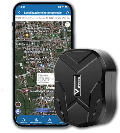 Zeerkeer Traceur GPS Voiture 10000mah Grande Capacité 150 Jours de Veille Traqueur GPS en Temps Réel de Suivi Imperméable, Protégez Votre Voiture, GPS Tracker Mode d'alarme Multiple avec APP Gratuite
