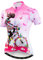 Mountainbike-Jersey-Shirts der Radfahren Jersey-Frauen Kurze Hülse Straße Fahrrad-Kleidung Pro-Team MTB übersteigt Sommer-Kleidung Fahrrad Rosa Größe XL