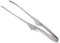 Todai Pince à barbecue Yakiniku antidérapante en acier inoxydable de 24 cm (argenté)