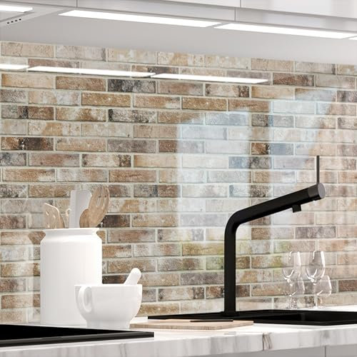 StickerProfis Küchenrückwand selbstklebend Matt-Optik - LOFT Brown - 1.8mm, Versteift, alle Untergründe, Hart PET Material, Premium 60 x 280cm