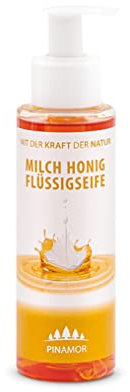 Milch-Honig Flüssigseife mit Milch-Extrakt und echtem Bienenhonig, pflegend, 140 ml