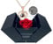 GUCHO Ewige Rose Mit I Love You Halskette, Konservierte Rose Geschenke für Frauen,Ewige Blumen für Mama