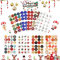 Adventskalender Zahlen Aufkleber,10 x 24 STK,Adventskalender Aufkleber Set(Zahlen 1-24),Runde Adventskalender Sticker Etiketten selbstklebend,Geschenkaufkleber,Aufkleber Weihnachten Adventskalender