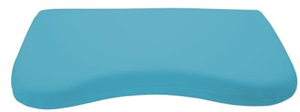 Dukal | Bezug für Schlaraffia Flat Geltex Kissen | 35 x 70 cm | aus hochwertigem DOPPEL-Jersey | 100% Baumwolle | Farbe: Ocean-blau