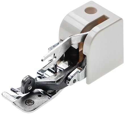 vhbw Side Cutter Nähfuß kompatibel mit Elna 540 (2000+), 5300 (2000+), 620 (2000+), 3210Jeans (2000+), 5200 (2000+), 340 (2000+) Nähmaschinen