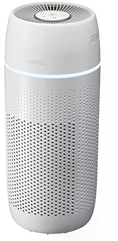 HoMedics Purificador de Aire TotalClean PetPlus 5 en 1, La filtración True HEPA Elimina Hasta el 99.97 por ciento de los Alérgenos del Aire de Hasta 0.3 Micras, con Tres Velocidades y Temporizador