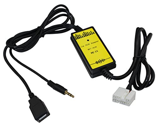 USB Aux Interface Adapter Ladekabel kompatibel mit Honda Accord 2003-2011 CRV 2005-2011 Pilot 2006-2011 Odyssey 2005-2011 Element 2003-2011 Civic 2006-2011 Ridgeline 2011 1 Stadt 20 02-2011 Fit