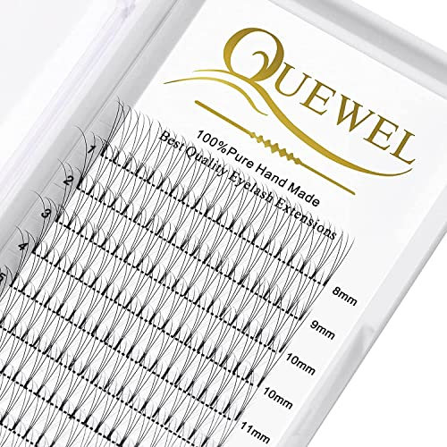 Pre Made Fan Eyelash Extensions 3D 0.07D MIX8-15mm Premade Russian Volume Lashes | 3D 4D 5D 6D 0.07/0.10 C/D Curl 8-15mm Pre Fanned Lashes | Long Lasting | Easy Application(3D 0.07D MIX8-15mm)